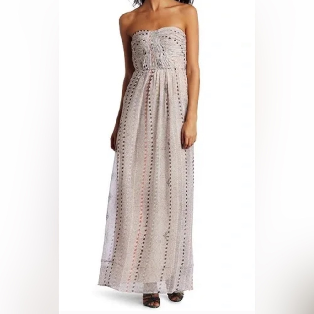 Twelfth Street by Cynthia Vincent 100% Silk Long Maxi Dress Gown Size 4